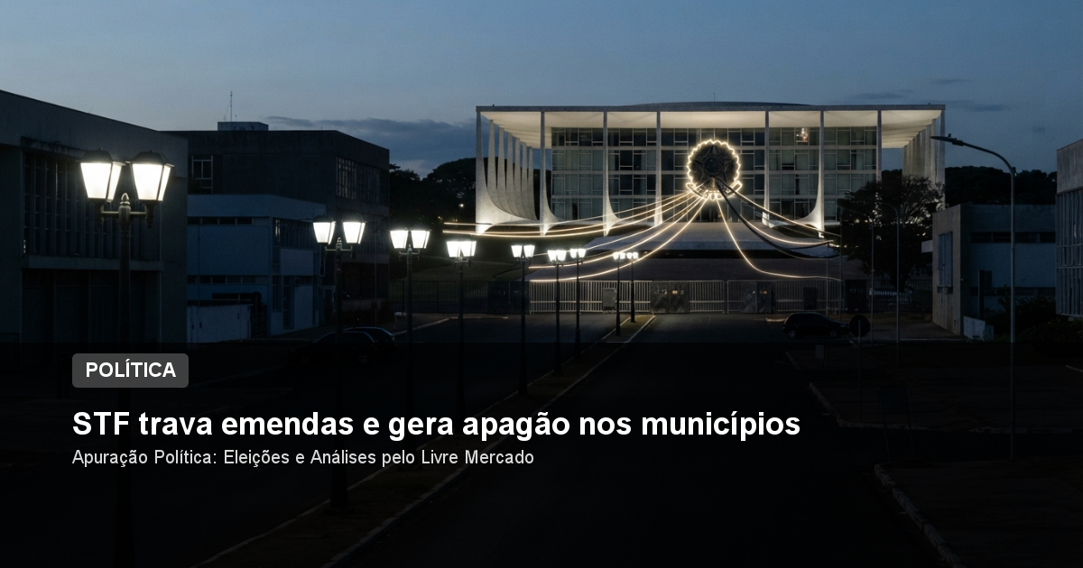 STF trava emendas e gera apagão nos municípios