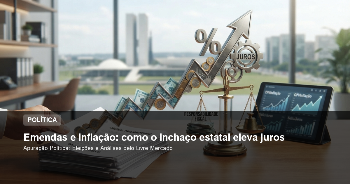Emendas e inflação: como o inchaço estatal eleva juros