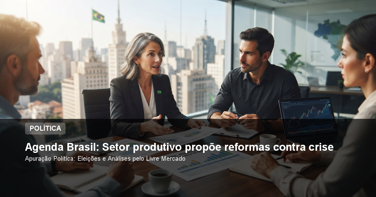 Agenda Brasil: Setor produtivo propõe reformas contra crise