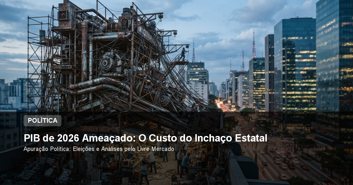 PIB de 2026 Ameaçado: O Custo do Inchaço Estatal