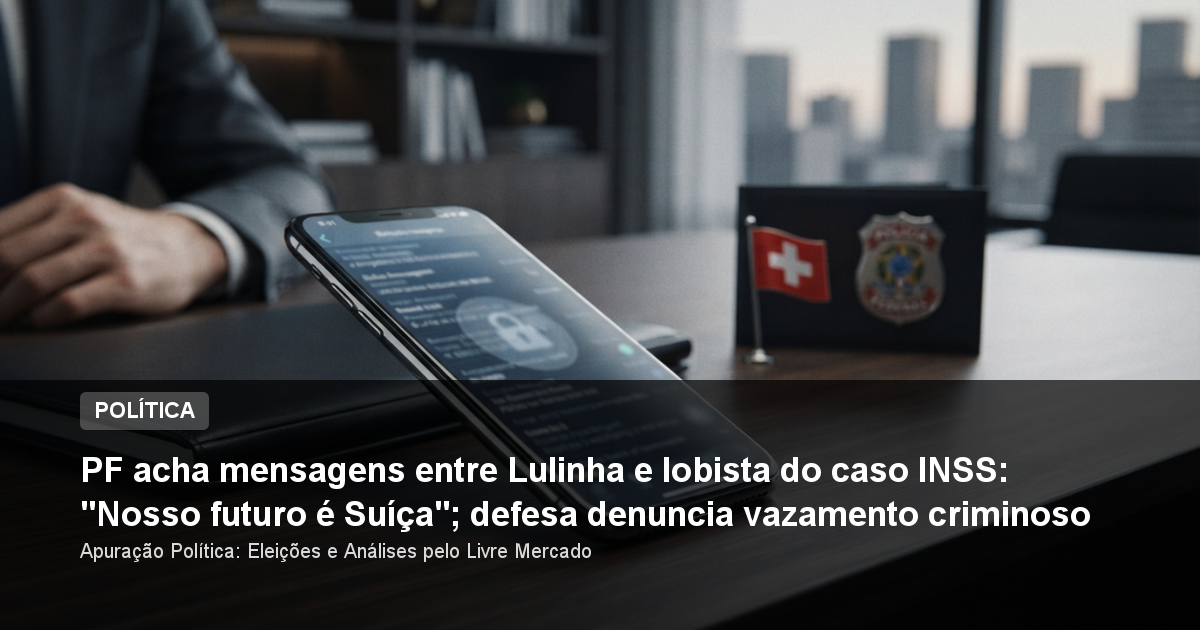 PF acha mensagens entre Lulinha e lobista do caso INSS: "Nosso futuro é Suíça"; defesa denuncia vazamento criminoso