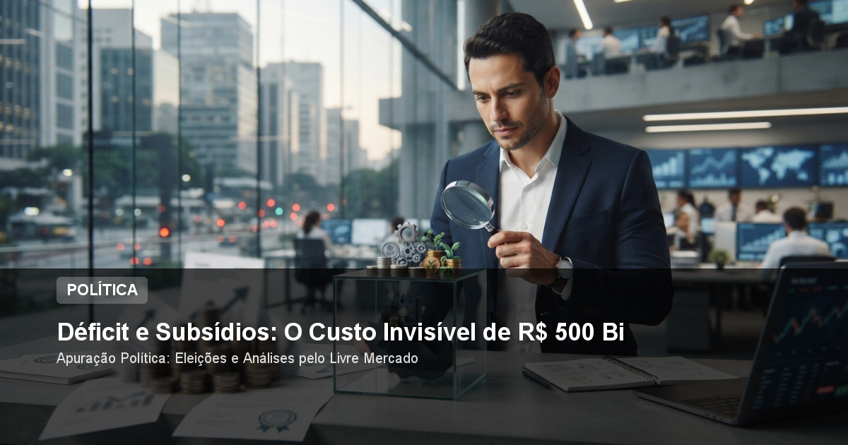 Déficit e Subsídios: O Custo Invisível de R$ 500 Bi